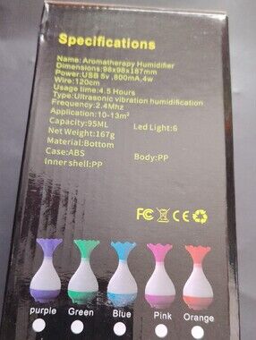 Diffuser Box Set Art | Yellow Blue Magic Bottle Aroma Diffuser | Poshmark